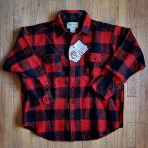 VTG 50's Melton Outerwear Flannel Jacket Plaid
